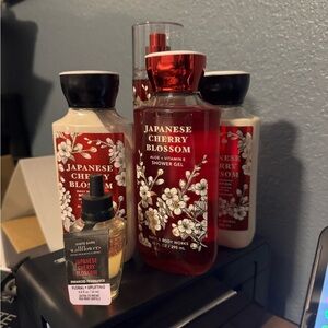 5 piece Japanese Cherry Blossom